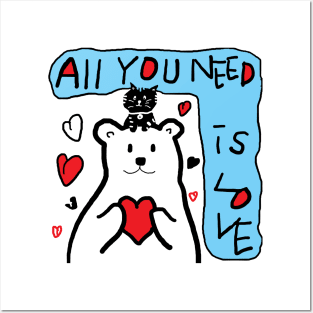 all you need is love Posters and Art